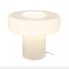 Lampe à poser en verre Foza Maxi blanche
