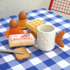 Mug croissant en céramique