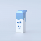 Vase bouteille de lait en céramique