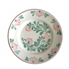 Assiette à dessert fleurie Molleni