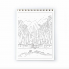 Livre coloriage Hiver