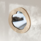 Miroir en bois de bouleau