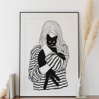 Affiche Le Chat Princesse Garage