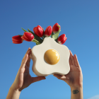 Vase Oeuf céramique Fluid Market