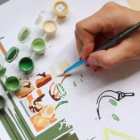 COFFRET PEINTURE AU NUMÉRO - LA PETITE ÉPICERIE - BOULANGERIES PARISIENNES PAR ANANYA BHANDARI