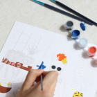 COFFRET PEINTURE AU NUMÉRO - LA PETITE ÉPICERIE - LA FILLE AUX CHATS PAR GUILLAUME DENAUDHOME