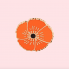 Coucou Suzette - Pin's Coquelicot