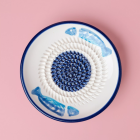Petite assiette à râper en céramique motif Sardines