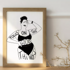 Affiche A5 Focus on the good things - Princesse Garage