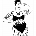 Affiche A5 Focus on the good things - Princesse Garage