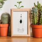 Carte postale Yoga Vin-Yasa - Princesse Garage