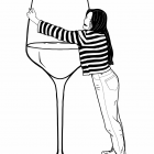 Carte postale Hug - Princesse Garage