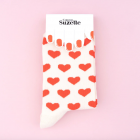 Coucou Suzette - Chaussettes Coeur Rouge