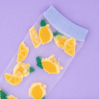 Chaussettes transparentes Citrons - Coucou Suzette
