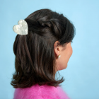 Pince à cheveux Coeur Blanc - Coucou Suzette