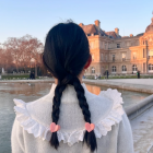 Mini pince à cheveux Coeur Rose - Coucou Suzette