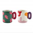 Set 2 tasses à café céramique Gloria - Que Rico