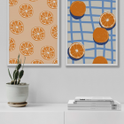 Affiche A3 Les Oranges