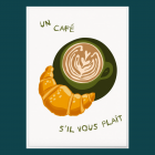 Affiche un café s'il vous plaît