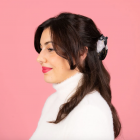 Coucou Suzette - Pince à cheveux Chat Noir & Blanc