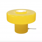Lampe à poser verre coloré Foza - Jaune