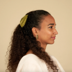 Pince à cheveux motif Feuille de Châtaignier