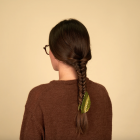 Pince à cheveux motif Feuille de Châtaignier