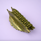 Pince à cheveux motif Feuille de Châtaignier