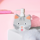 Distributeur savon céramique Chat