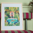 Coffret peinture au numéro - Tiger relaxing in my pool