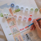 Coffret peinture au numéro Notting Hill