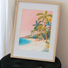 Coffret peinture au numéro - Bora Bora