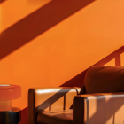 Lampe Foza en situation - Orange