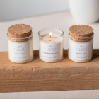 Coffret L’heure du thé - 3 Bougies artisanales parfumées à la cire de soja naturelle