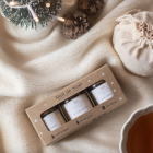 Coffret Nuit de Noël - 3 Bougies artisanales parfumées à la cire de soja naturelle