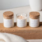 Coffret Nuit de Noël - 3 Bougies artisanales parfumées à la cire de soja naturelle