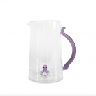 Pichet en verre avec figurine Poulpe - 1,5 L
