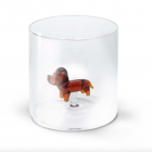 Verre avec figurine Teckel - 250 ml