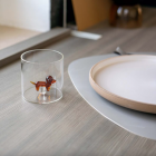 Verre avec figurine Teckel - 250 ml