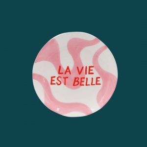 Que Rico – Assiette à Dessert Céramique Diego - La vie est belle