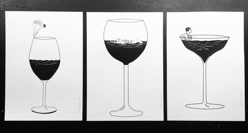 Triptyque Les Baigneuses - Princesse Garage