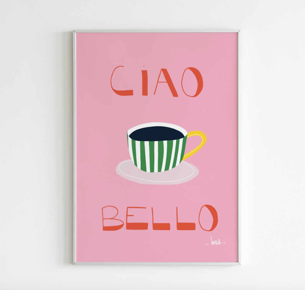 Affiche Ciao Bello beeb