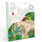 COFFRET PEINTURE AU NUMÉRO - PETIT PINCEAU - SRI-LANKA TRAIN PAR MAJA TOMLJANOVIC