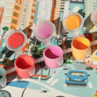 COFFRET PEINTURE AU NUMÉRO - PETIT PINCEAU - BROADWAY AND WEST 53RD PAR GRACE HELMER