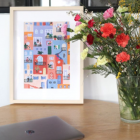 COFFRET PEINTURE AU NUMÉRO - HOME TOGETHER PAR MONA MAI - PETIT PINCEAU