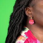 BOUCLES D'OREILLES HIBISCUS - Coucou Suzette