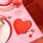 Coucou Suzette - Porte-clé Coeur Paillettes