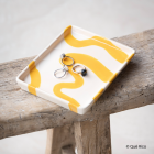 Plateau céramique jaune - Que Rico