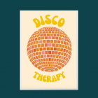 Affiche A3 Disco Therapy - L'Afficherie