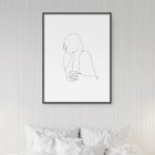 Affiche Line Art Woman